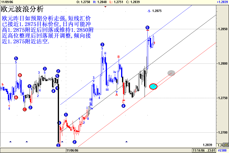 欧元波浪分析11月10日 2006.gif